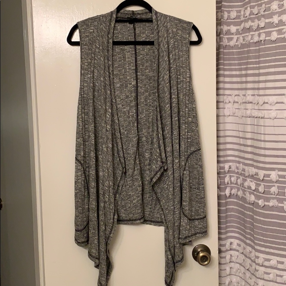 Cable + Gauge knit vest